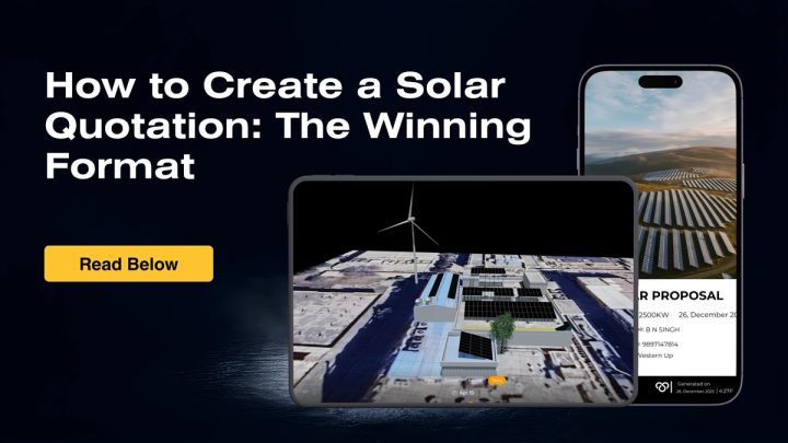 How to Create a Solar Quotation: One that Converts Indian Customers