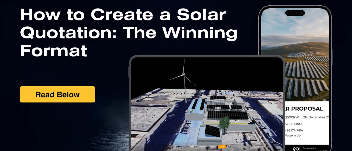 How to Create a Solar Quotation: One that Converts Indian Customers