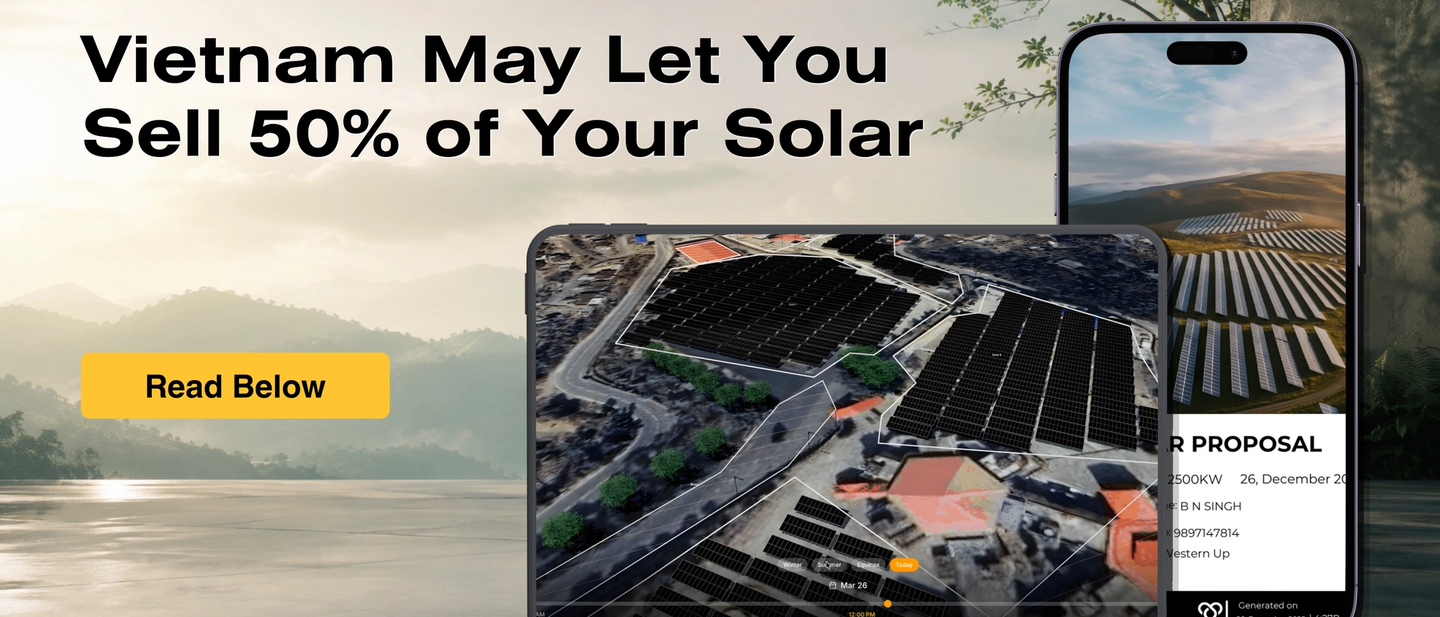Vietnam May Let You Sell 50% of Your Solar Back to the Grid