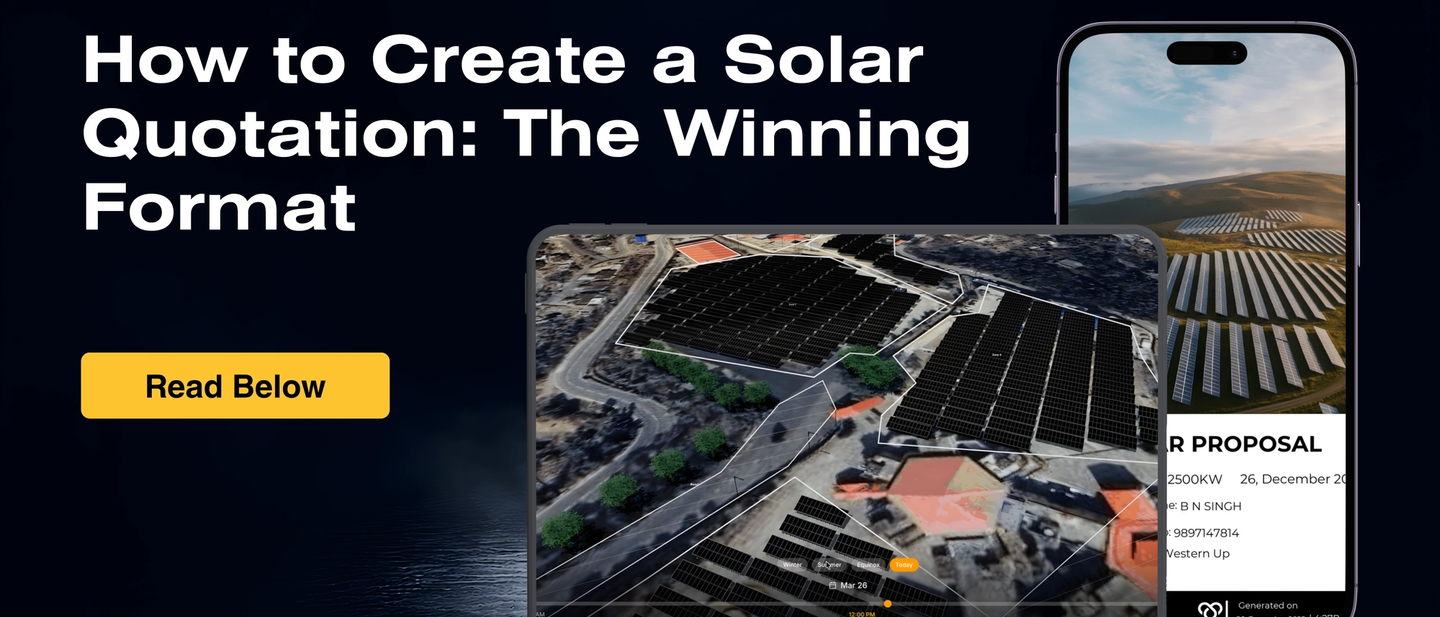 How to Create a Solar Quotation: One that Converts Indian Customers