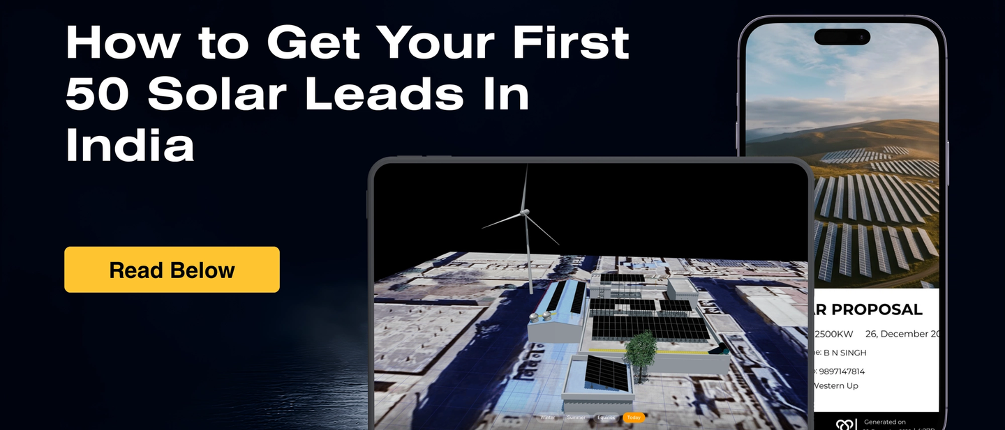 How to Get Your First 50 Solar Leads When You Are Just Starting Out