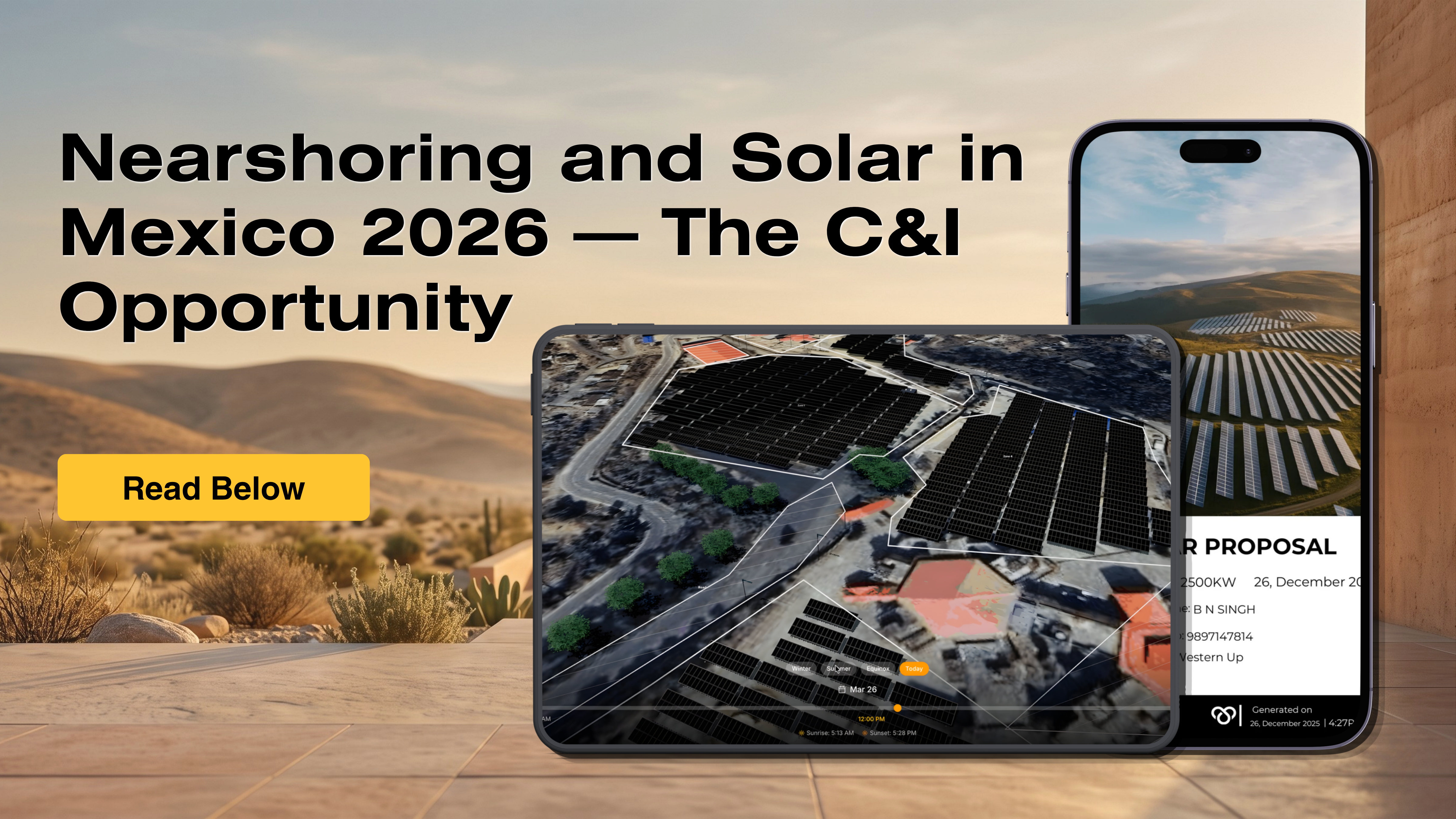 Nearshoring and Solar in Mexico — The C&I Opportunity for EPCs