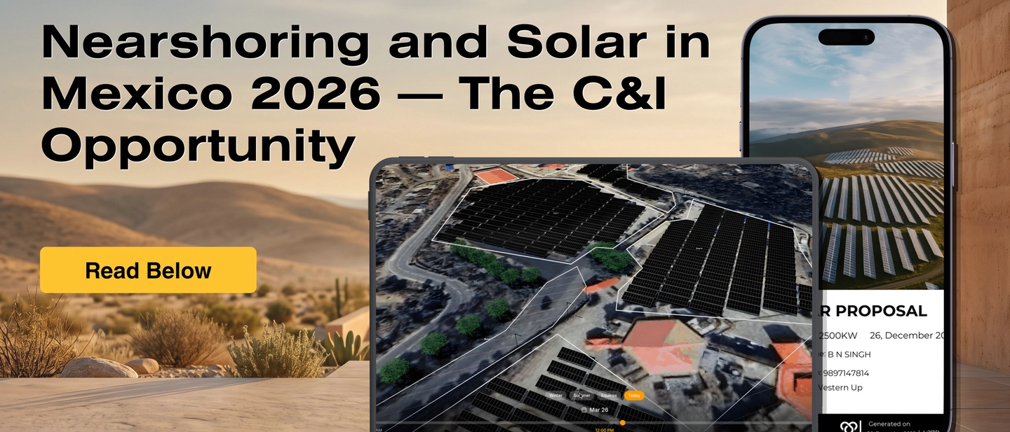 Nearshoring and Solar in Mexico — The C&I Opportunity for EPCs