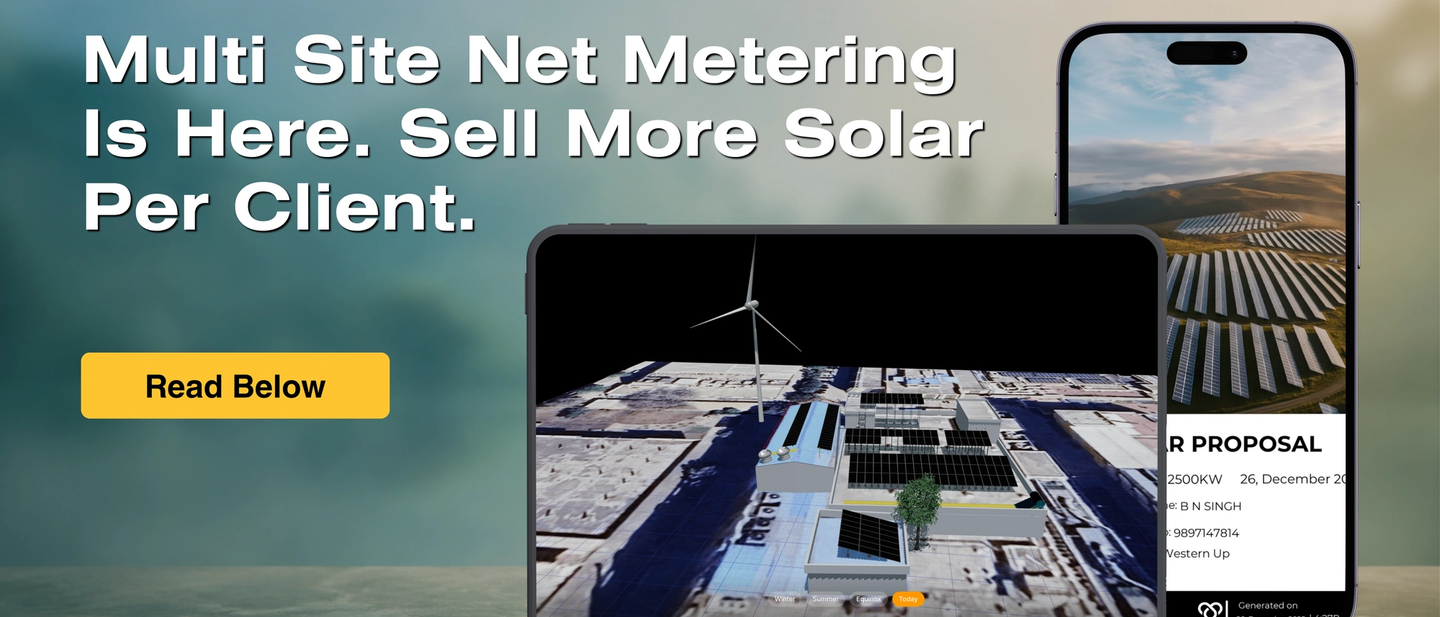 Multi Site Net Metering Is Here. How to Sell More Solar Per Client.