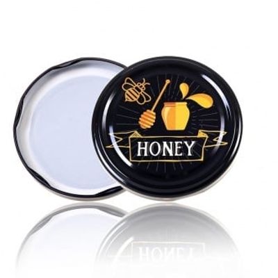 Капачка за буркан Пчелен мотив 4