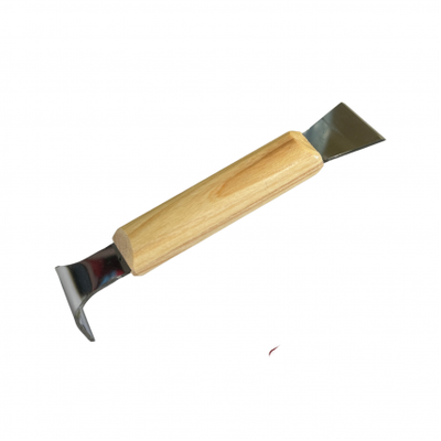 Рамкоповдигач-неръждаема стомана с дървена дръжка