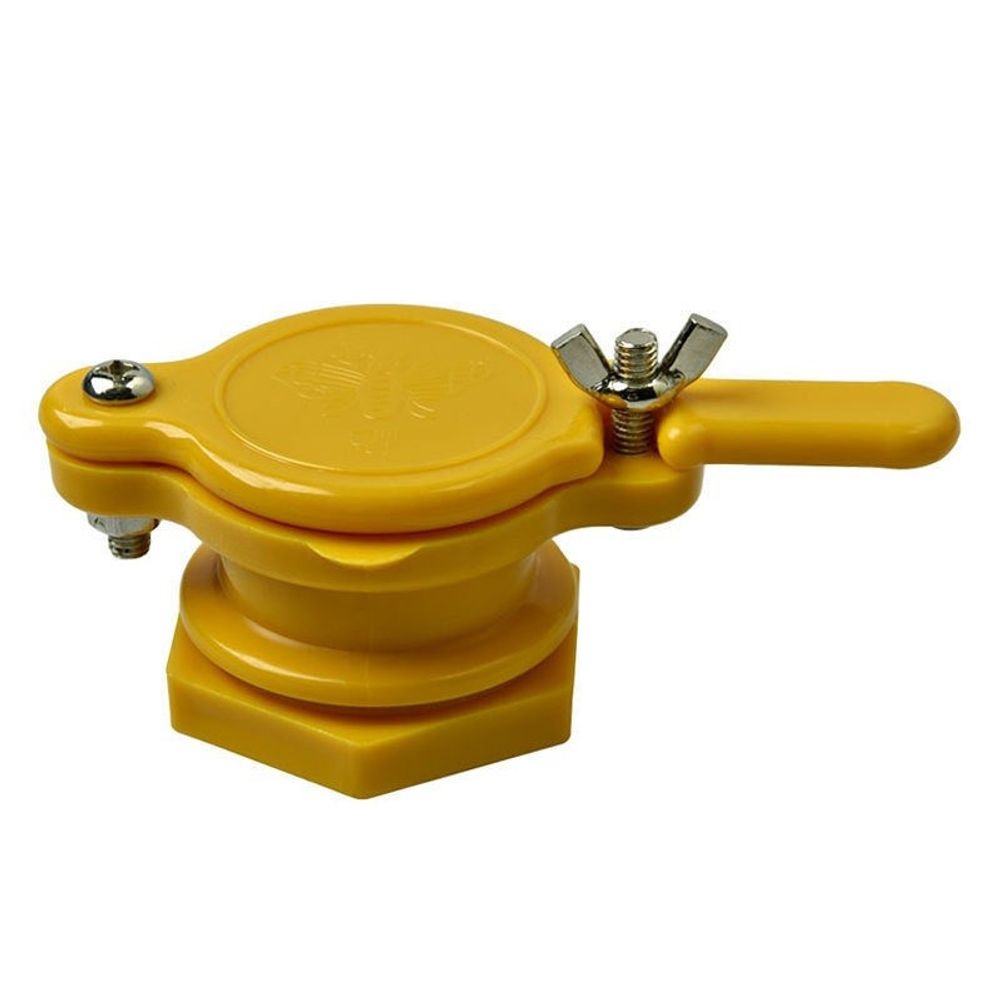 Кран за мед пластмасов 45 мм – с уплътнения, за центрофуга и матуратор