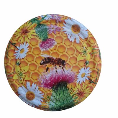 Капачка за буркан Пчелен мотив 3