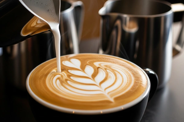 Latte Art in Action video at The Sip-In Cafe Leicester