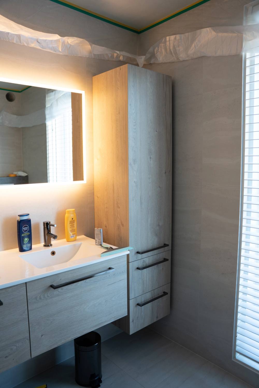 Badkamer in Alphen aan den Rijn: voor