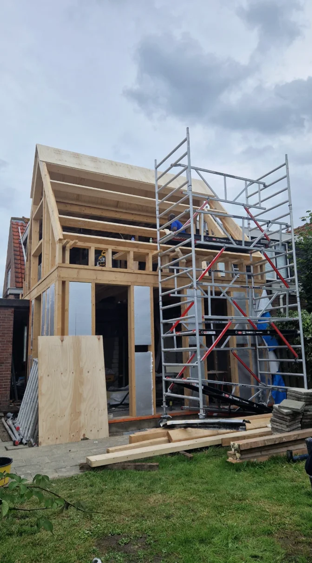 Aanbouw in Hekelingen: na