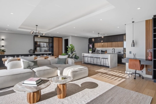 The Avant living room