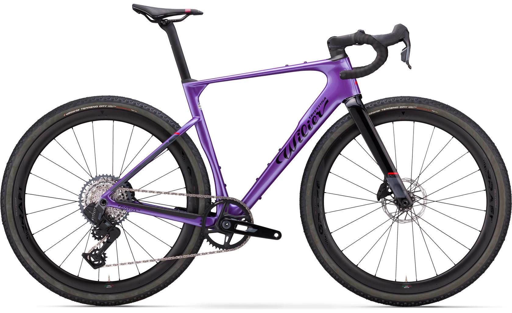 グラベルバイク パープル アルミフレーム Rave SLR ID2 2026 | Sram FORCE D2 XPLR 1x13 | Carbon Gravel Bike