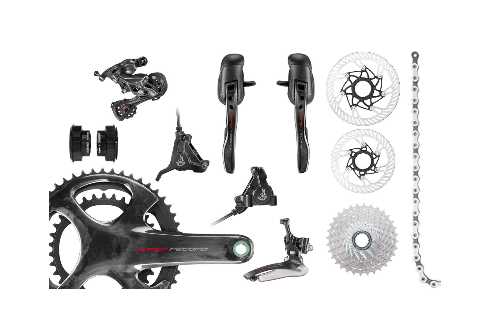 Cicli Corsa Campagnolo Super Record 12s Disc complete group