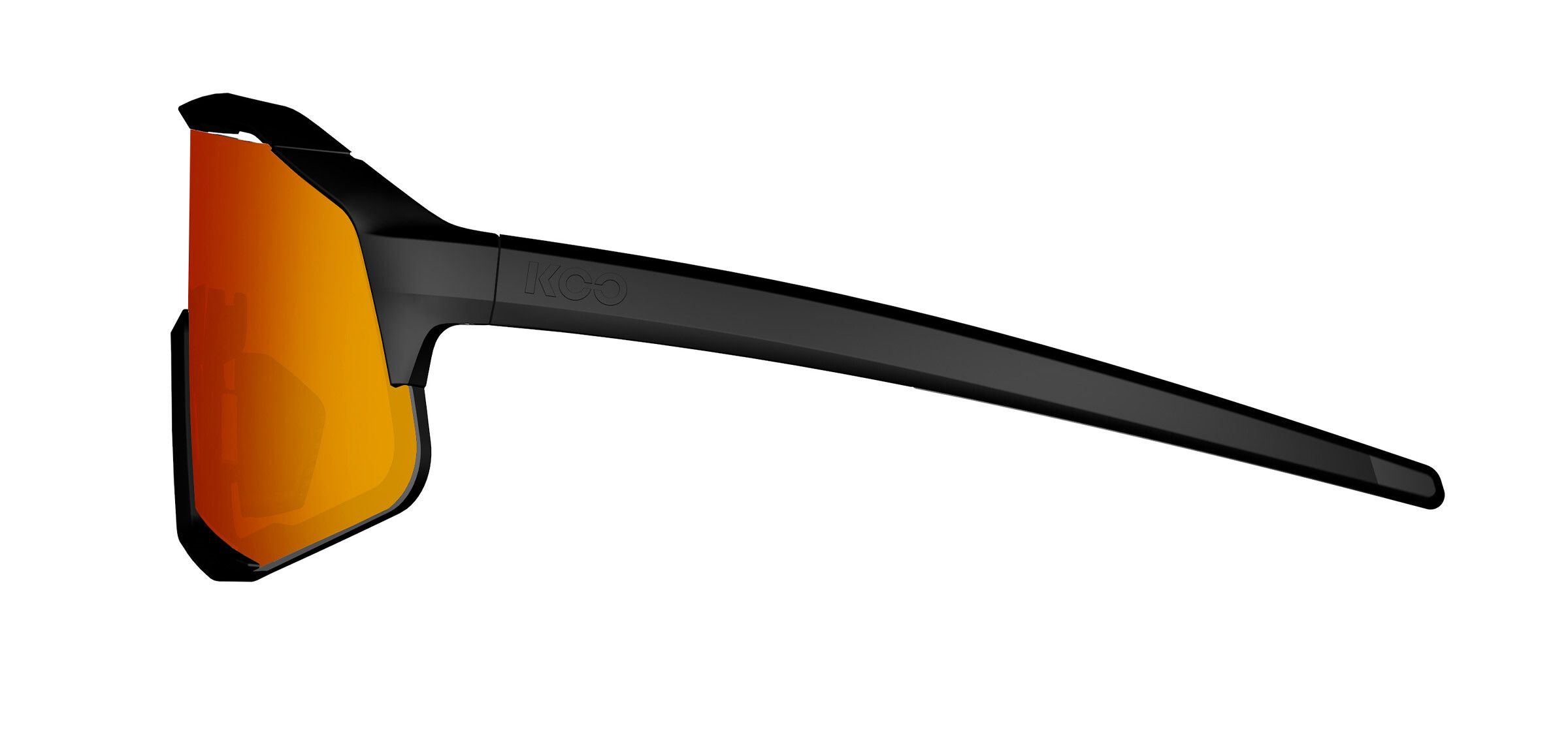 Koo Demos | Black Matte / Red | Cycling Sunglasses