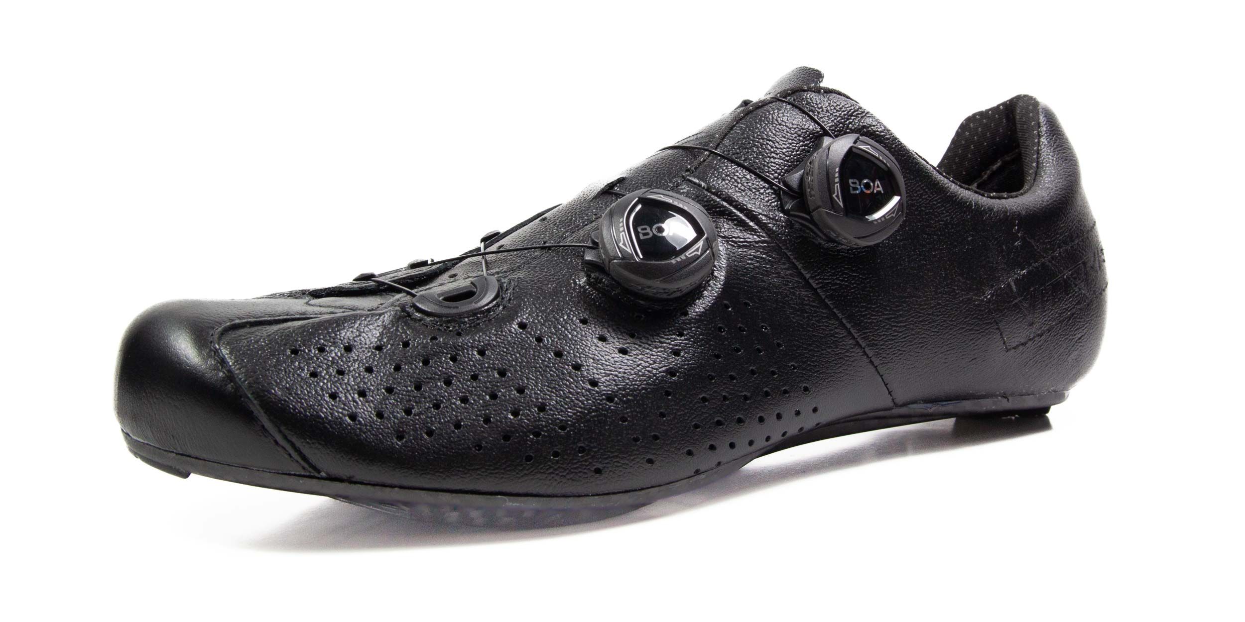 Leather store cycling shoes