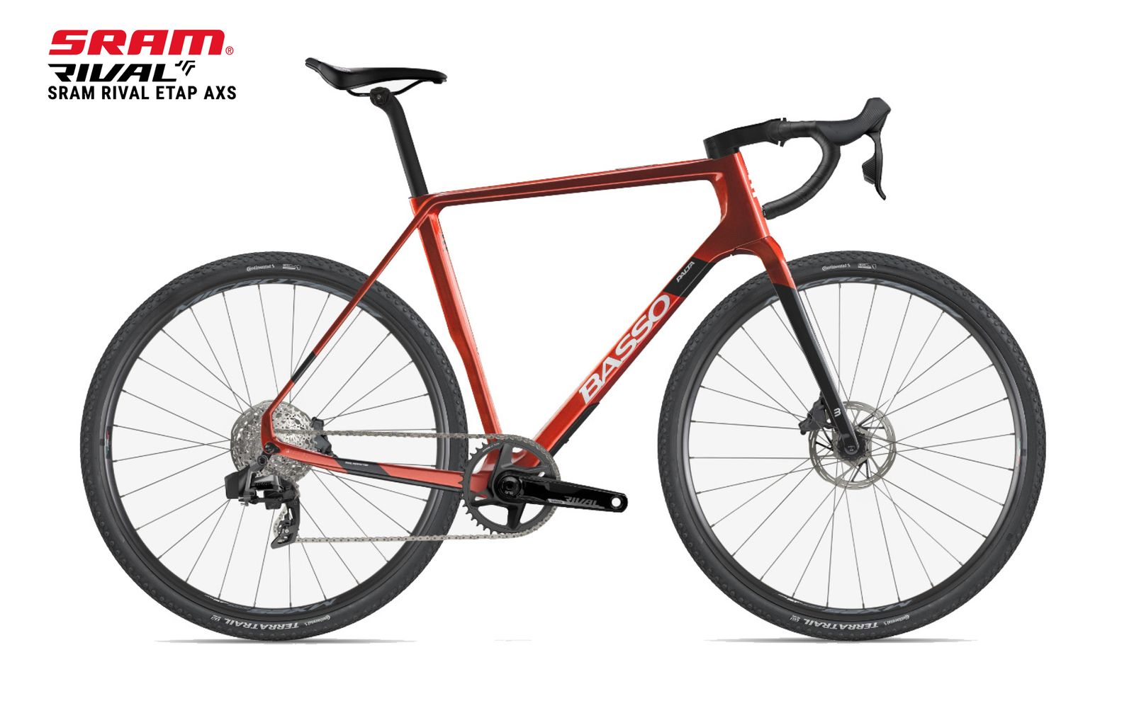 Basso Palta Shimano GRX 820 1x12 Bicicletta completa Cicli Corsa