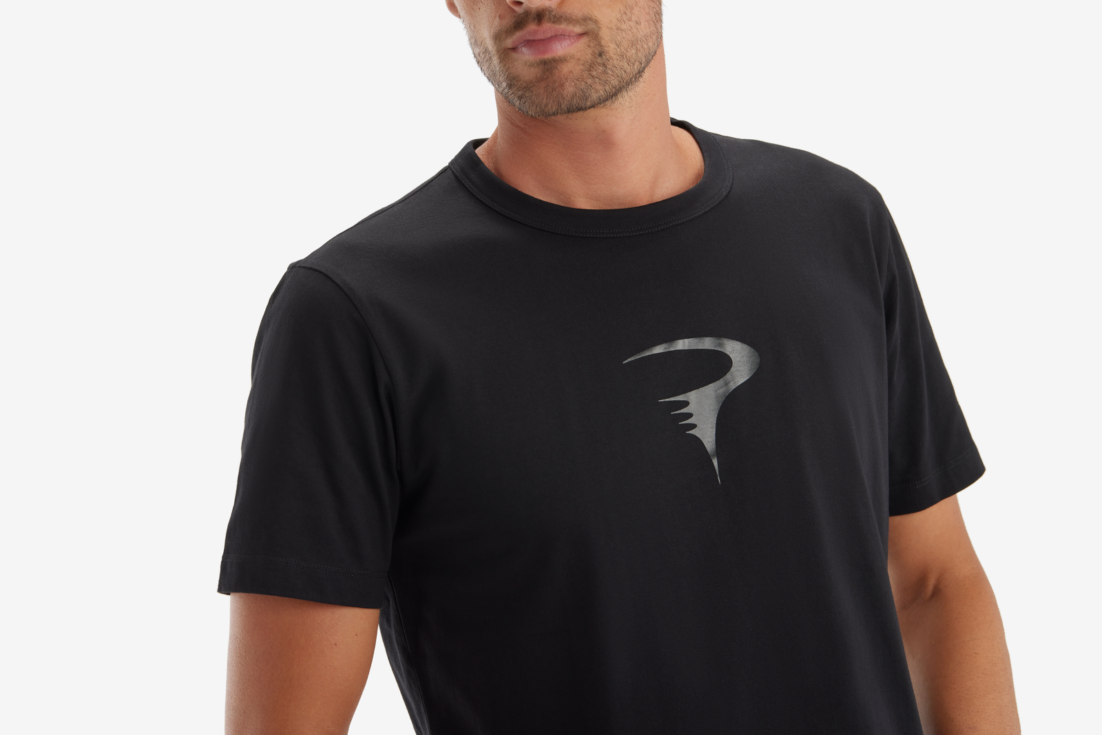 Pinarello T Shirt Big Logo Premium Man Black Cicli Corsa