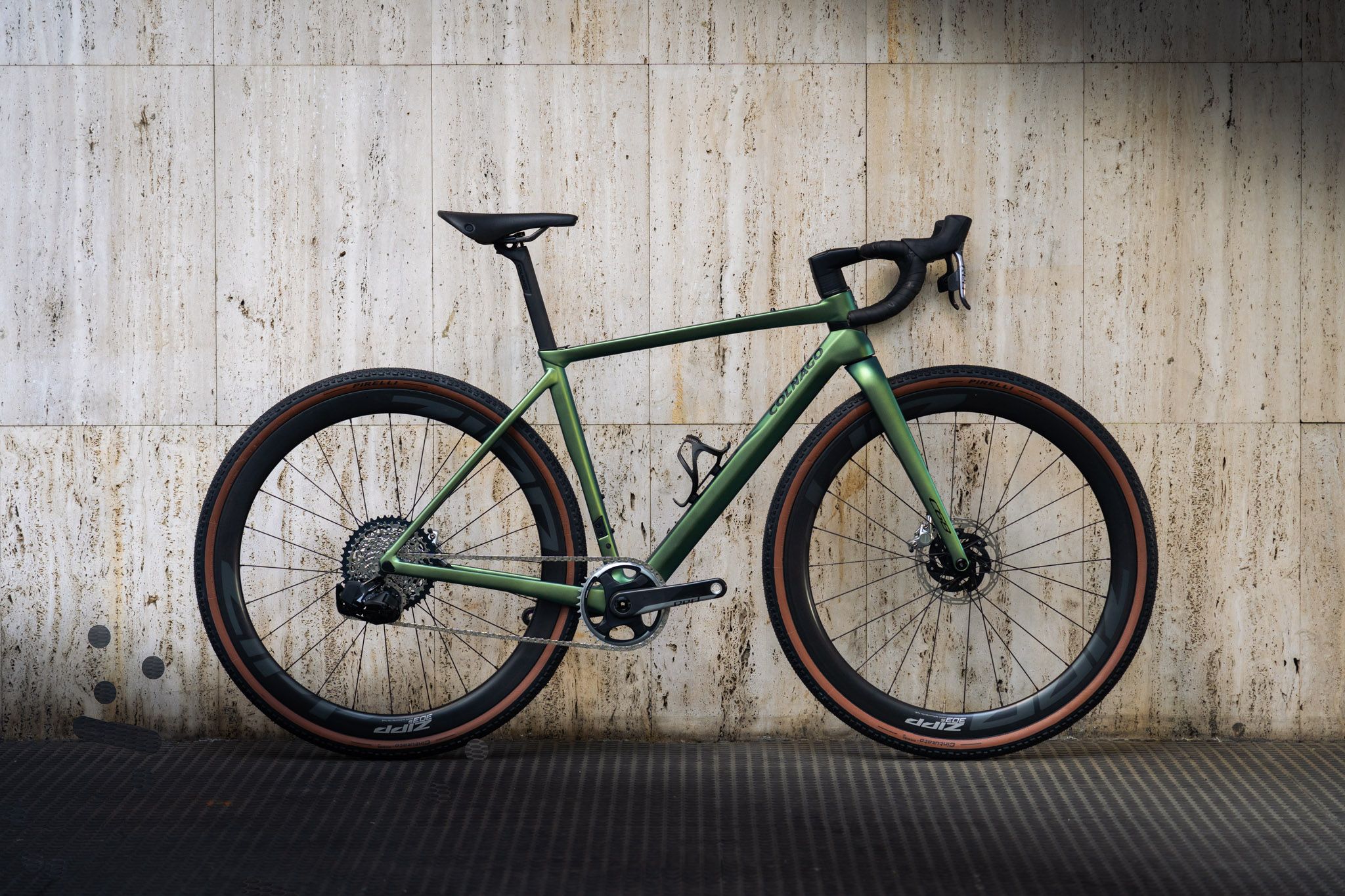 Olive green gravel online bike