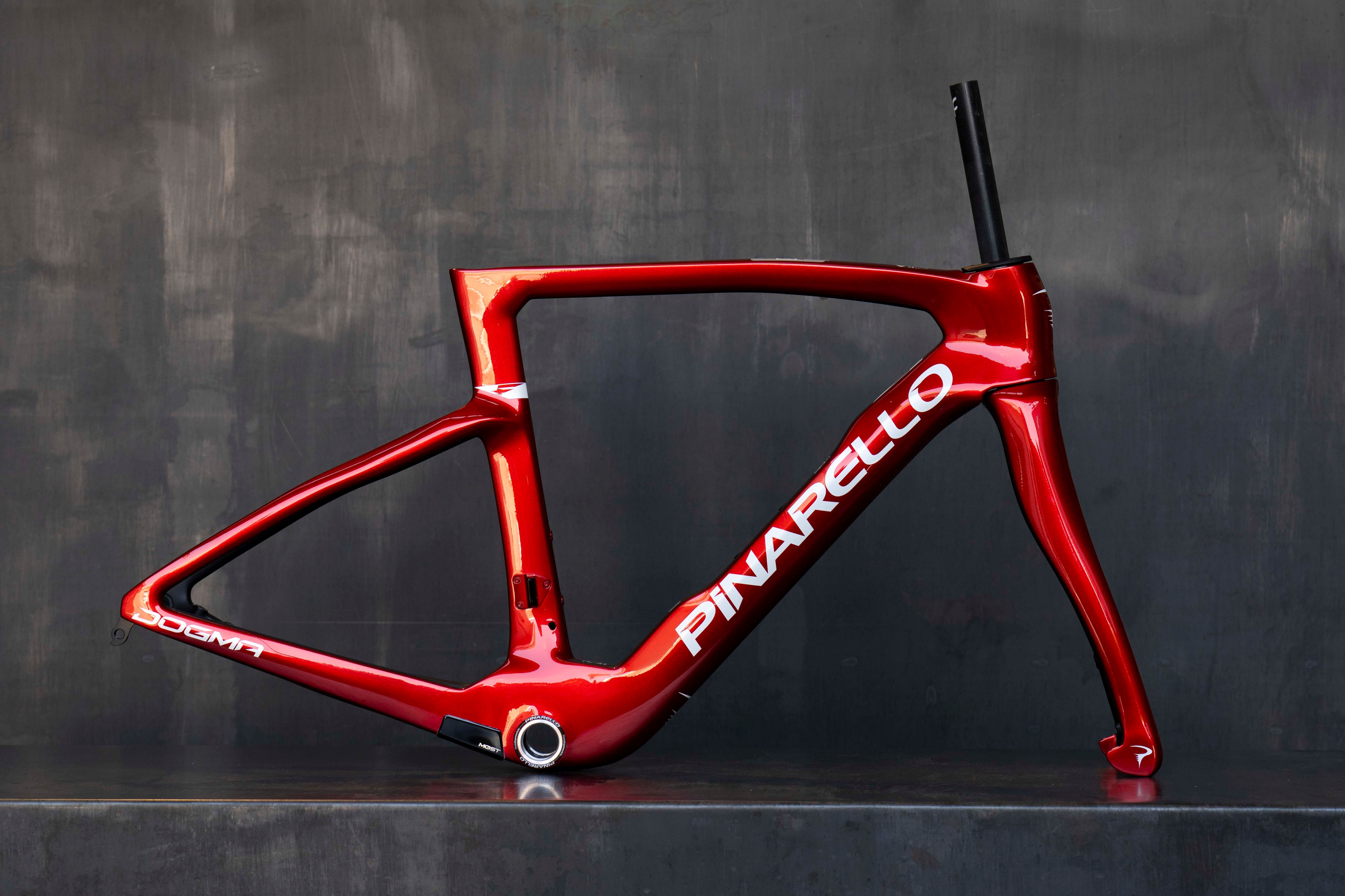 暮らしに便利なアイテム Starry Red Pinarello Dogma F frameset size 465 パーツ
