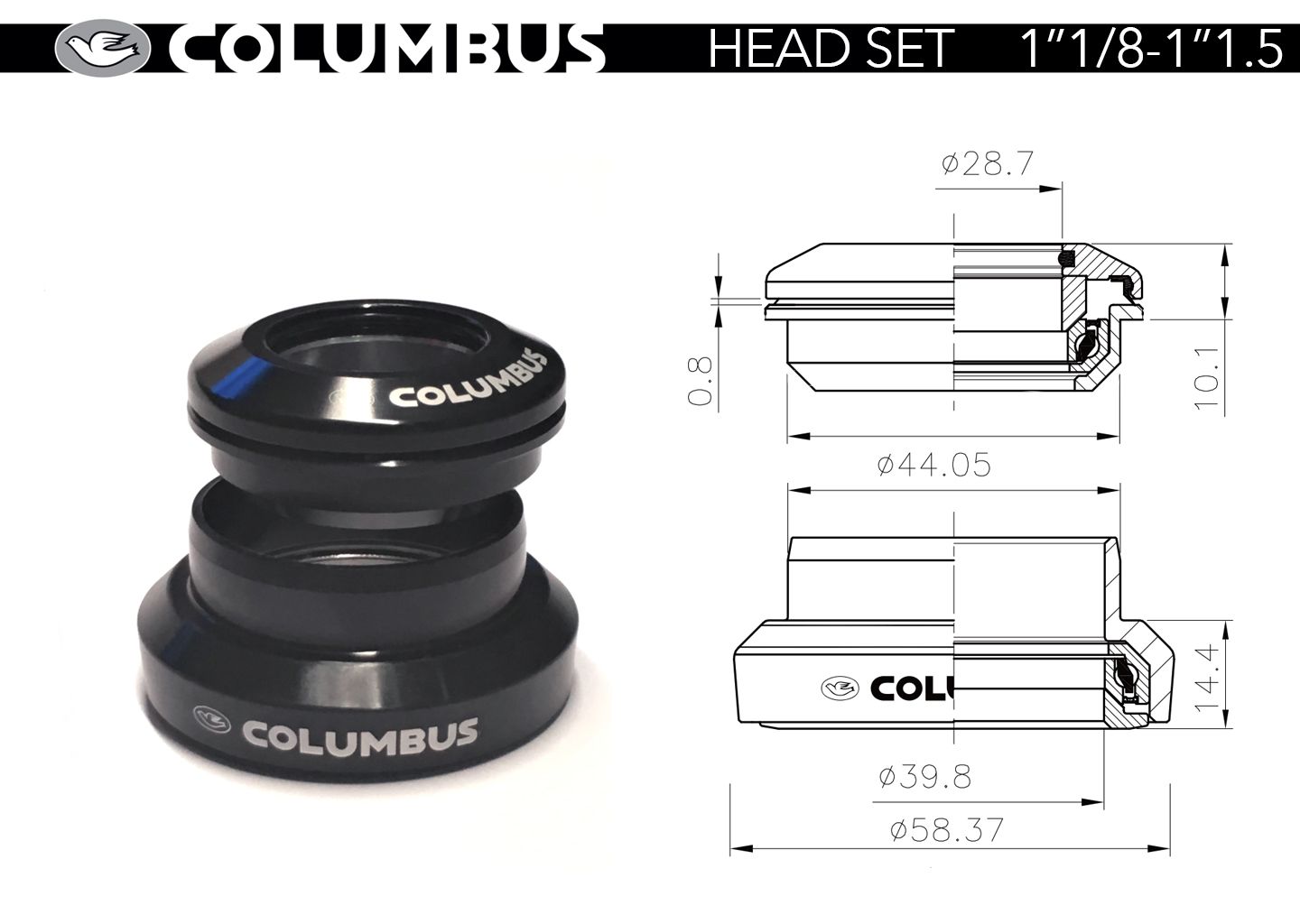 Columbus Compass Headset | Columbus | Cicli Corsa