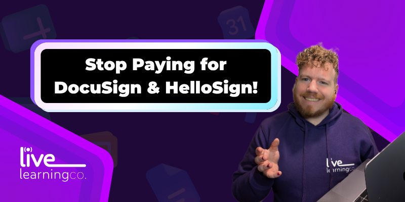 ✍️ Wait, Workspace Already Does That? Stop Paying for DocuSign & HelloSign!
