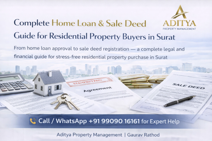Complete Home Loan & Sale Deed Guide for Residential Property Buyers in Surat — Step-by-Step Buying Process Explained