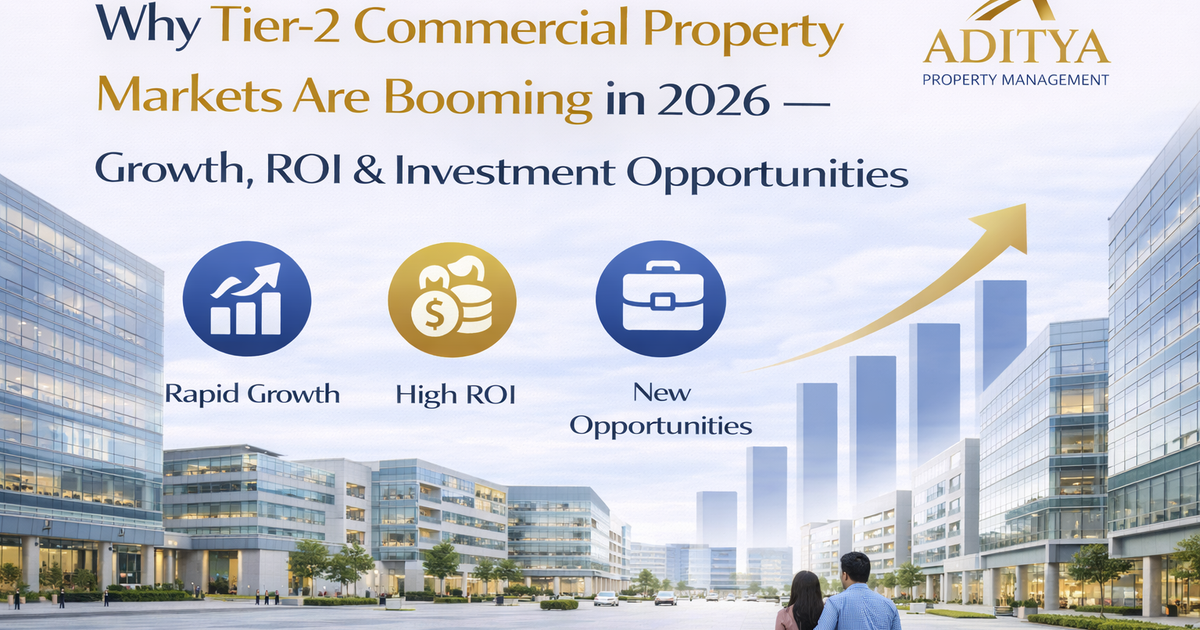 Why Tier-2 Commercial Property Markets Are Booming in 2026 — Growth, ROI & Investment Opportunities