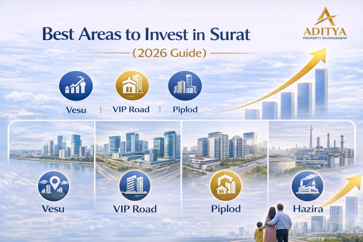 Best Areas to Buy Property in Surat in 2026 (ROI + Growth Guide)