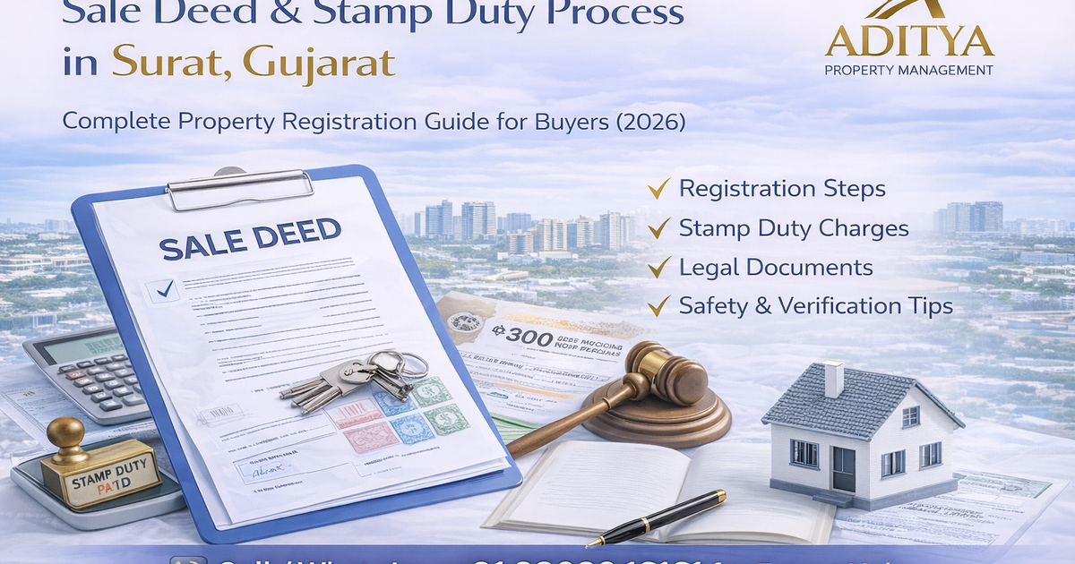 Sale Deed & Stamp Duty Process in Surat, Gujarat – Complete Property Registration Guide for Buyers (2026)