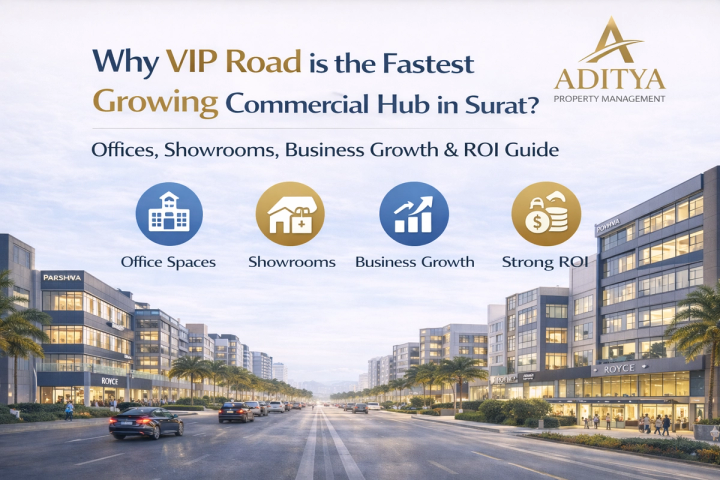 Why VIP Road is the Fastest Growing Commercial Hub in Surat? — Offices, Showrooms, Business Growth & ROI Guide