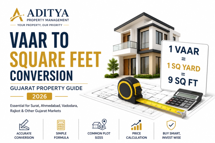 Vaar to Square Feet Conversion in Gujarat | Surat Property Measurement Guide 2026