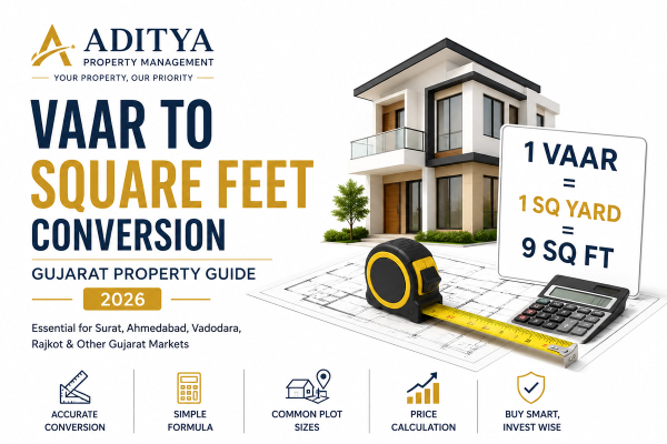 Vaar to Square Feet Conversion in Gujarat | Surat Property Measurement Guide 2026