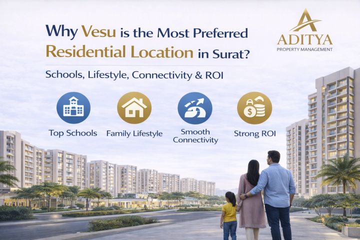Why Vesu is the Most Preferred Residential Location in Surat? — Schools, Lifestyle, Connectivity & ROI