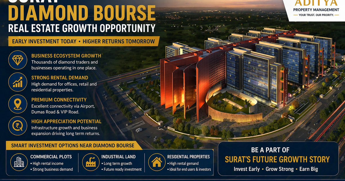 Why Investing Near Surat Diamond Bourse is the Biggest Opportunity in 2026