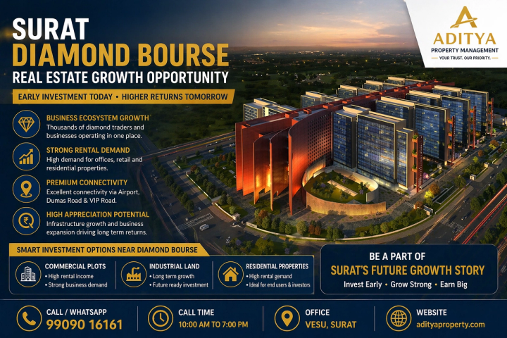Why Investing Near Surat Diamond Bourse is the Biggest Opportunity in 2026