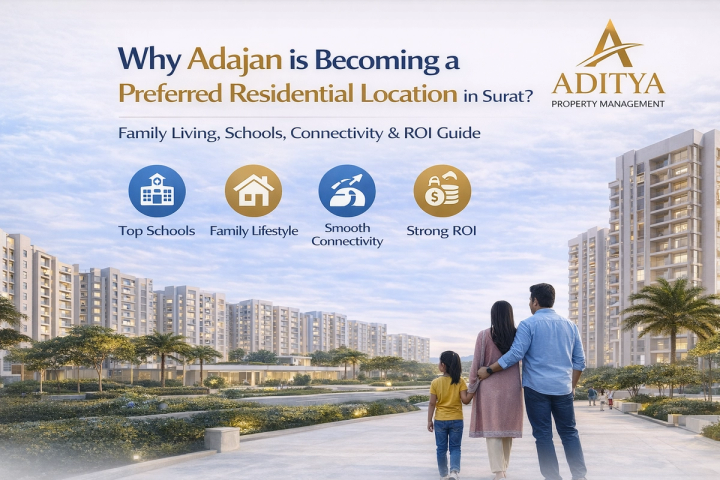 Why Adajan is Becoming a Preferred Location for Residential Property Investment in Surat