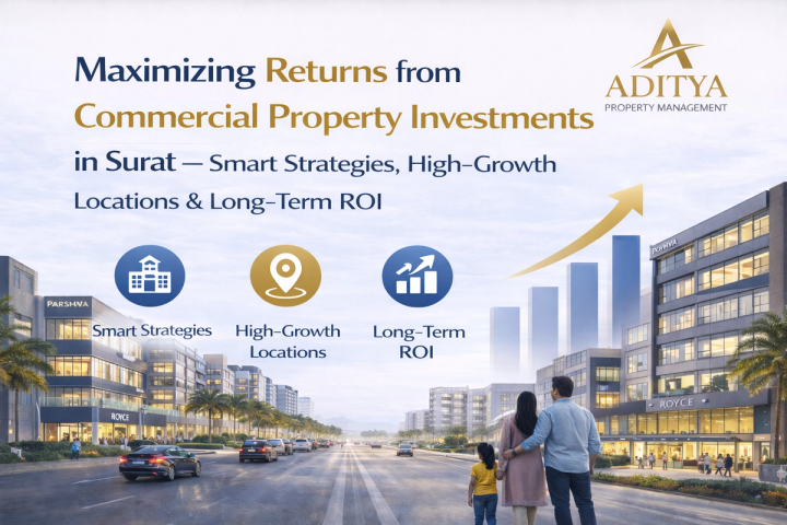 Maximizing Returns from Commercial Property Investments in Surat — Smart Strategies, High-Growth Locations & Long-Term ROI