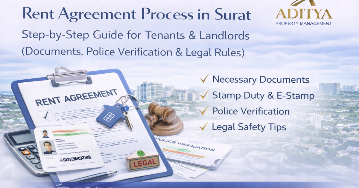 Rent Agreement Process in Surat – Step-by-Step Guide for Tenants & Landlords (Documents, Police Verification & Legal Rules)