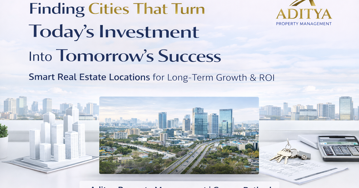 Finding cities that turn today’s investment into tomorrow’s success.