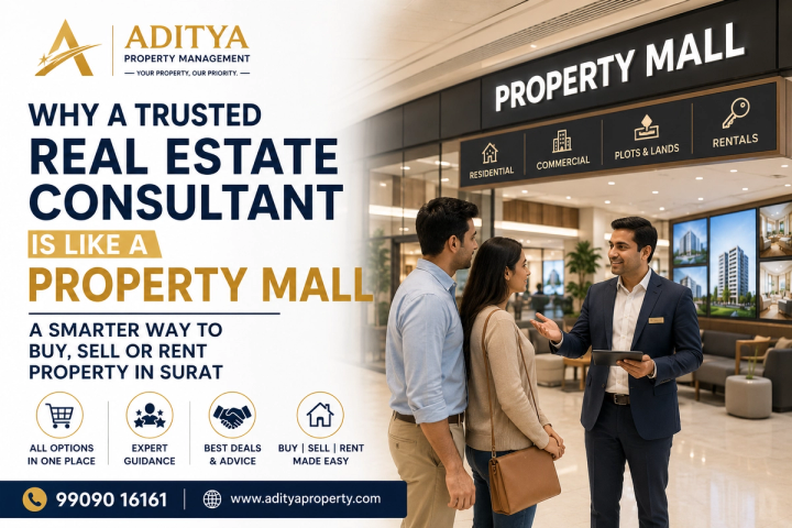 Why a Trusted Real Estate Consultant Is Like a Property Mall: A Smarter Way to Buy, Sell or Rent Property in Surat
