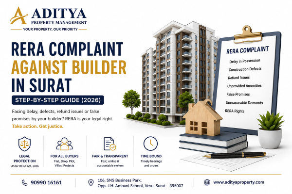 RERA Complaint Against Builder in Surat 2026 | GujRERA Buyer Rights & Complete Guide