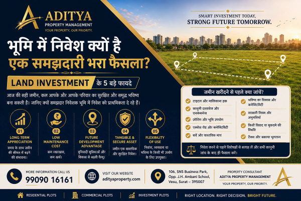 भूमि में निवेश क्यों है एक समझदारी भरा फैसला? | Land Investment के 5 बड़े फायदे