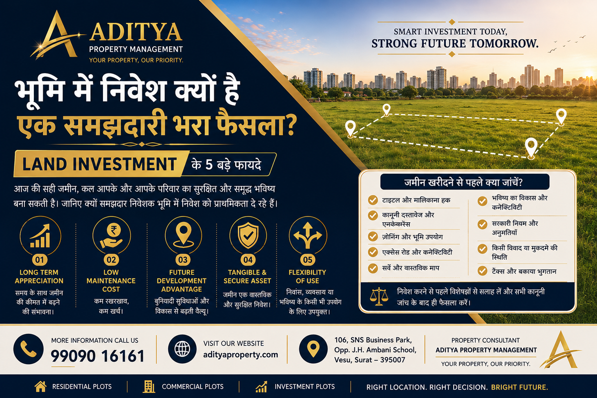 भूमि में निवेश क्यों है एक समझदारी भरा फैसला? | Land Investment के 5 बड़े फायदे