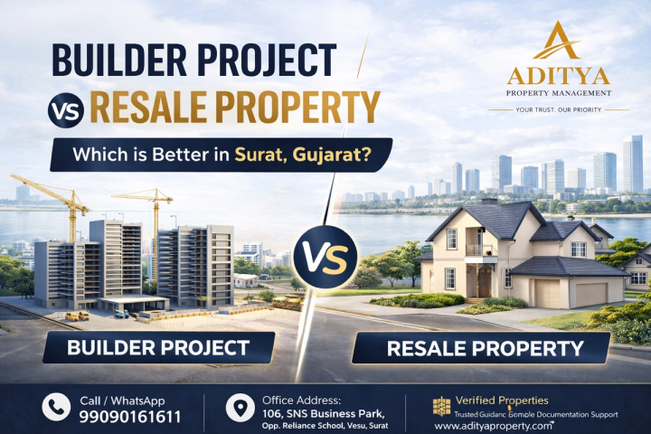 Builder Project vs Resale Property: Which is Better in Surat, Gujarat?