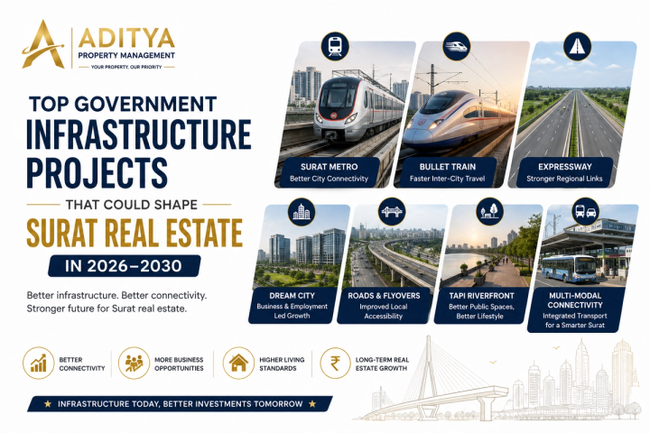 Top Government Infrastructure Projects That Could Shape Surat Real Estate in 2026–2030
