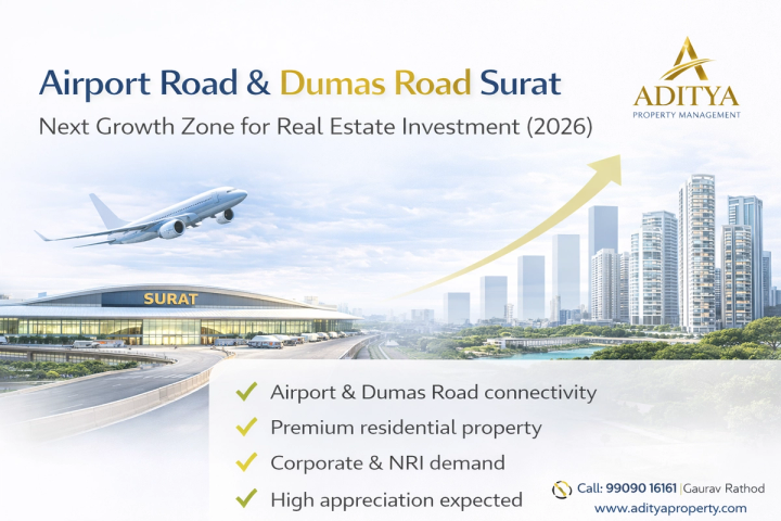 Airport Road & Dumas Road Surat: Next Growth Zone for Real Estate Investment (2026)