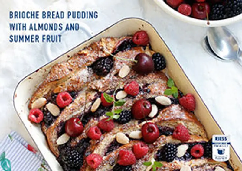 Brioche bread pudding