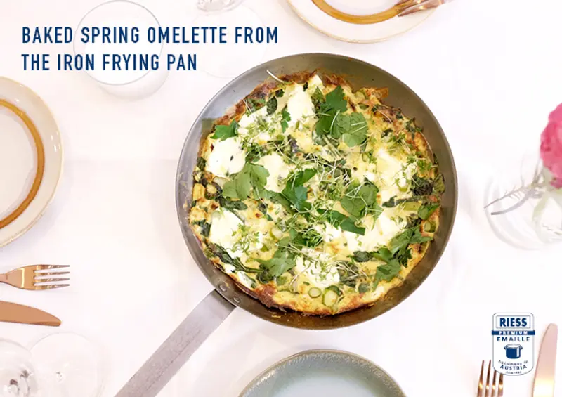 Baked spring omelette