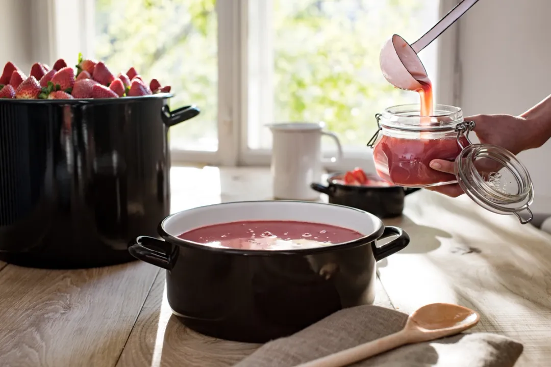 Riess Riesen und Zwerge mit Marmelade einkochen